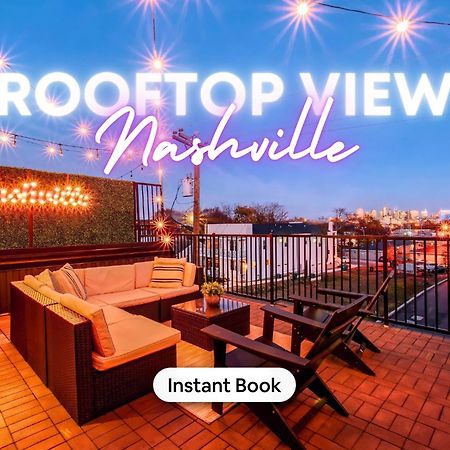 Huge Space 10 Beds Rooftop With City Views Villa Nashville Exterior photo